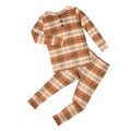 Harvest Plaid Bamboo Two Piece Set