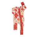 Autumn Blossoms Ruffle Bamboo Zippy