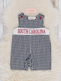 South Carolina Smocked Gingham Jon Jon