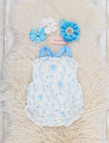 Island Breeze Palm Bubble Romper