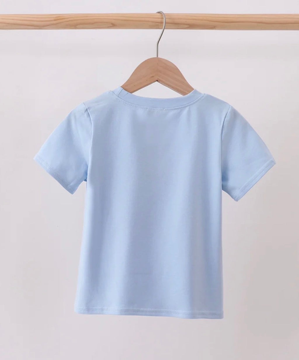 Blue Jack-O-Lantern Appliqué Top