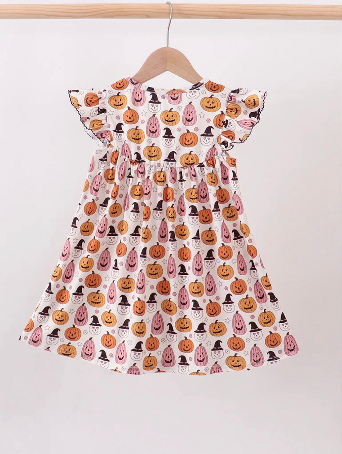 Pumpkin Ruffle Dress