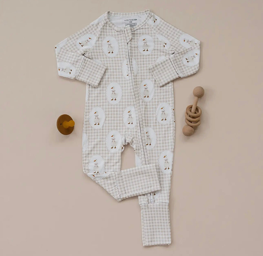 Gingham & Goose Bamboo Zippy