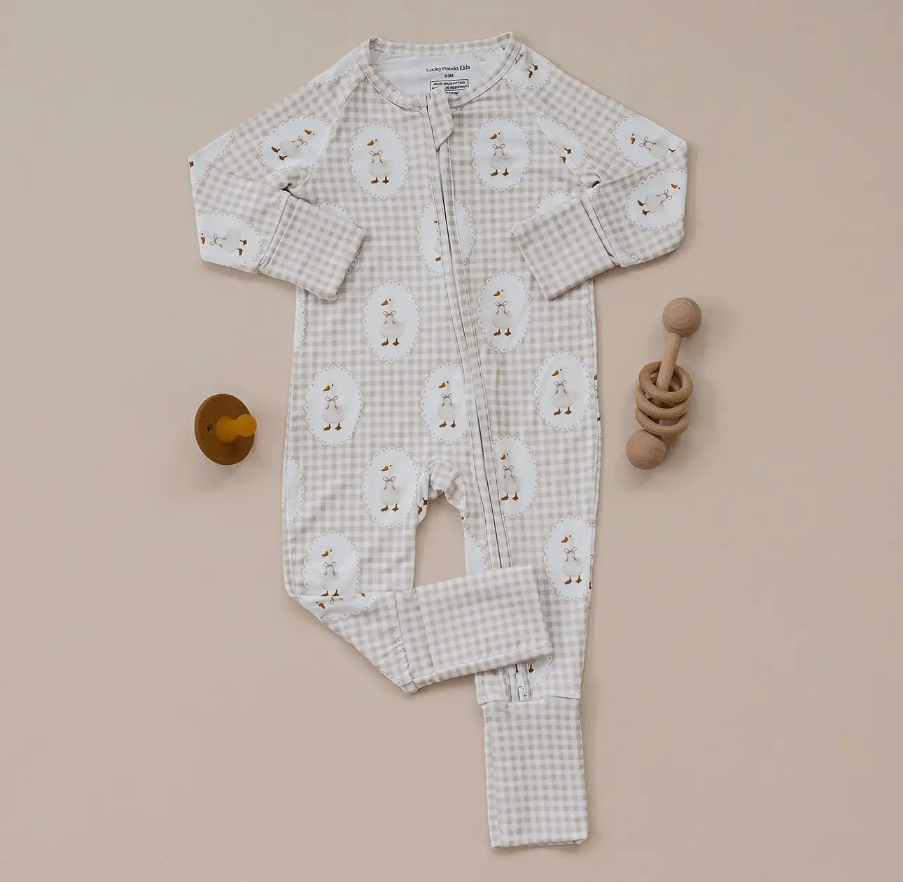 Gingham & Goose Bamboo Zippy
