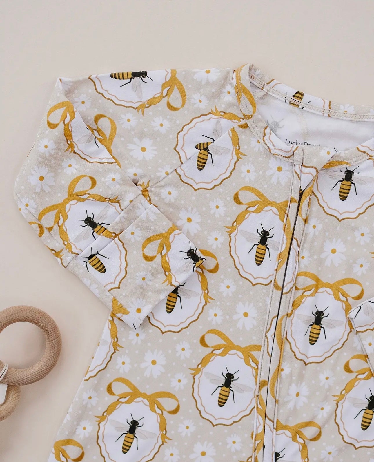 Honey Bee Bamboo Zippy