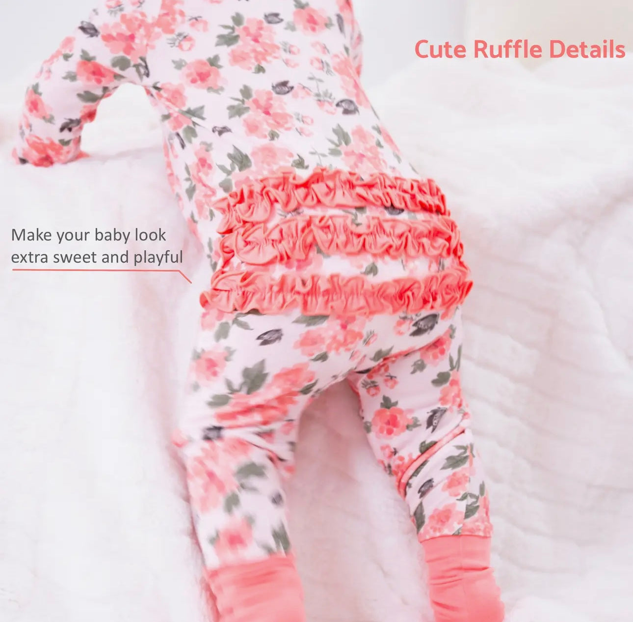 Peony Floral Bamboo Zippy