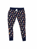 Navy Woodland Bamboo Joggers