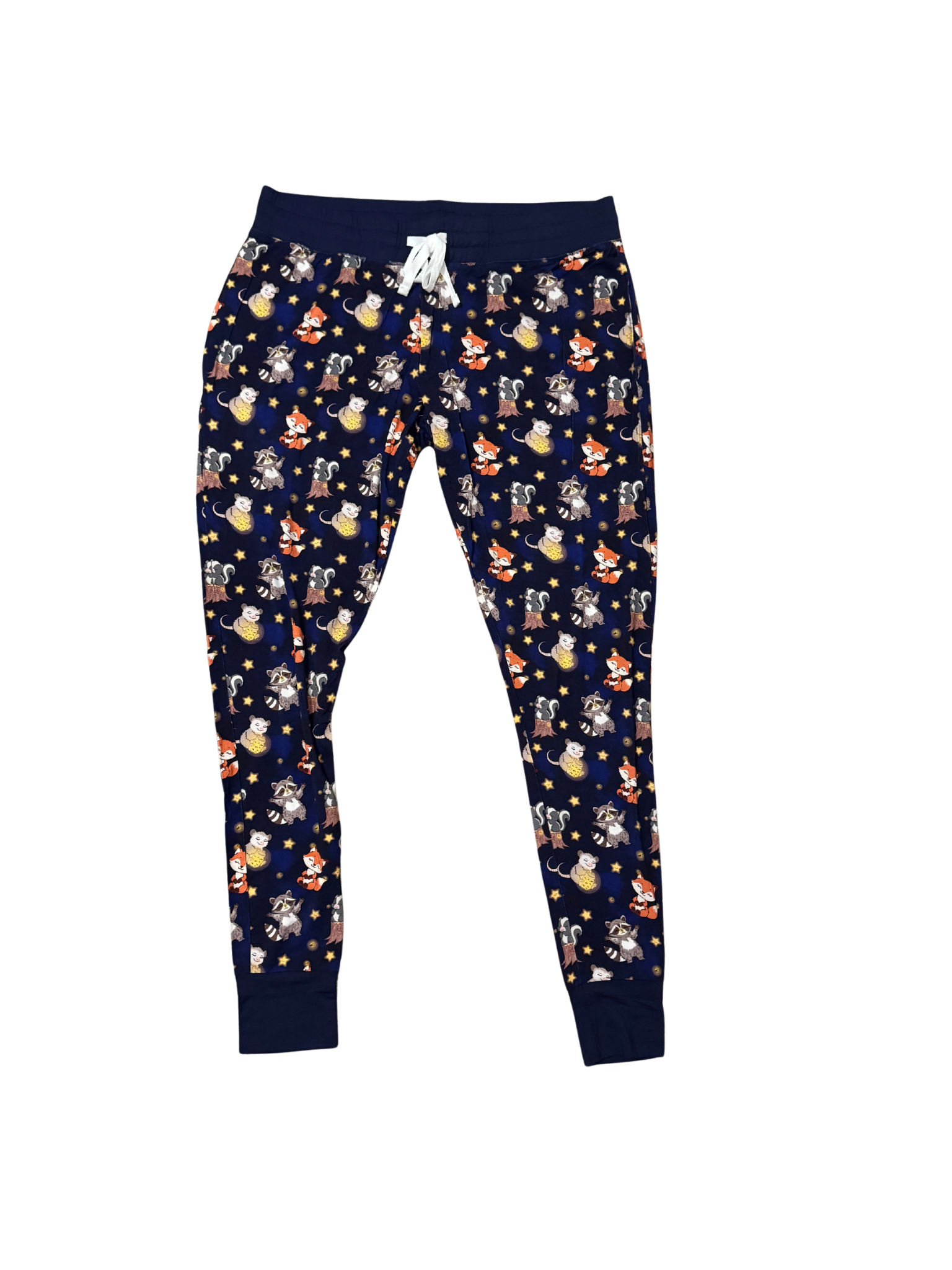 Navy Woodland Bamboo Joggers