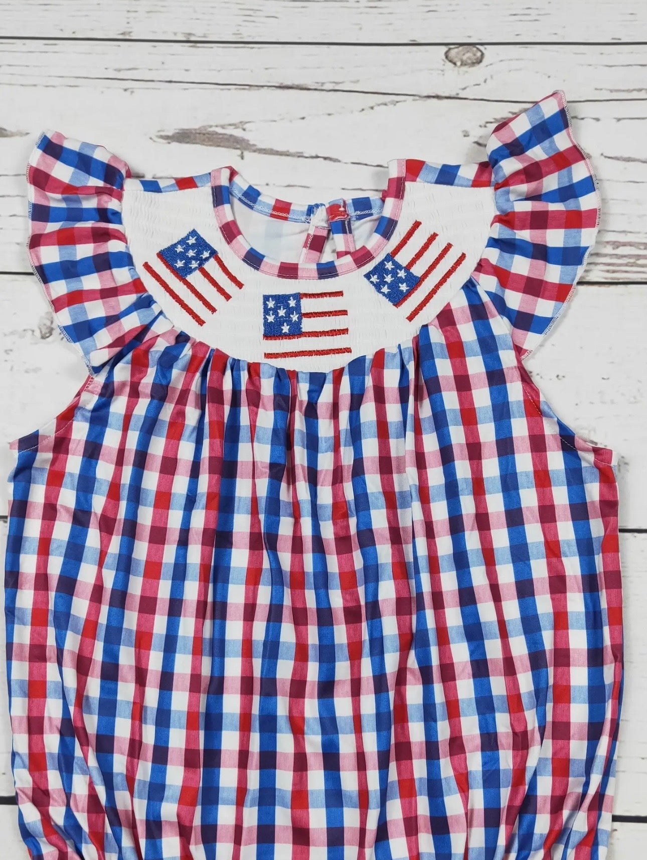 Smocked Patriotic Bubble